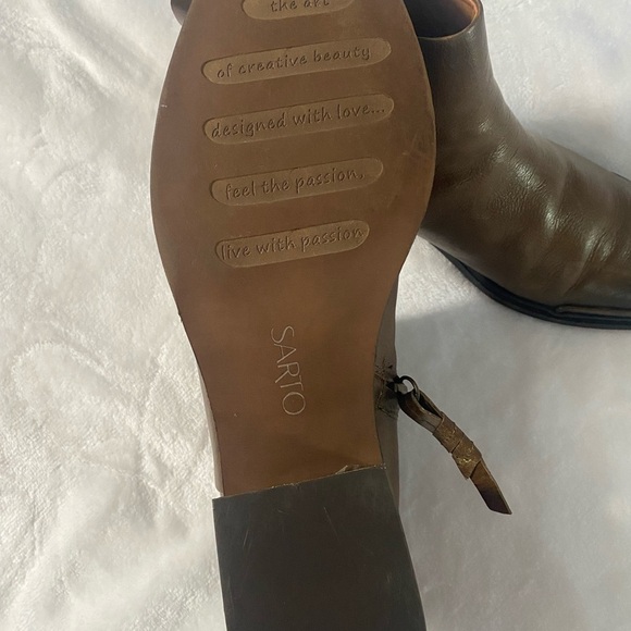Franco Sarto Men's Tan Leather Boots - Picture 5 of 8